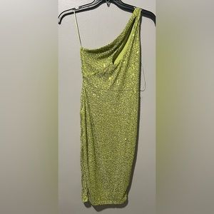 Green mini dress fashion nova